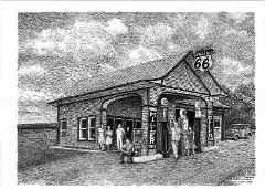 4.Phillips 66 Station, Odell, 2009
